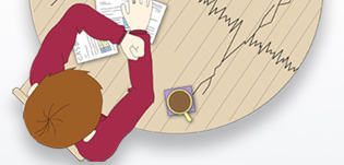 couple separating at table bottom